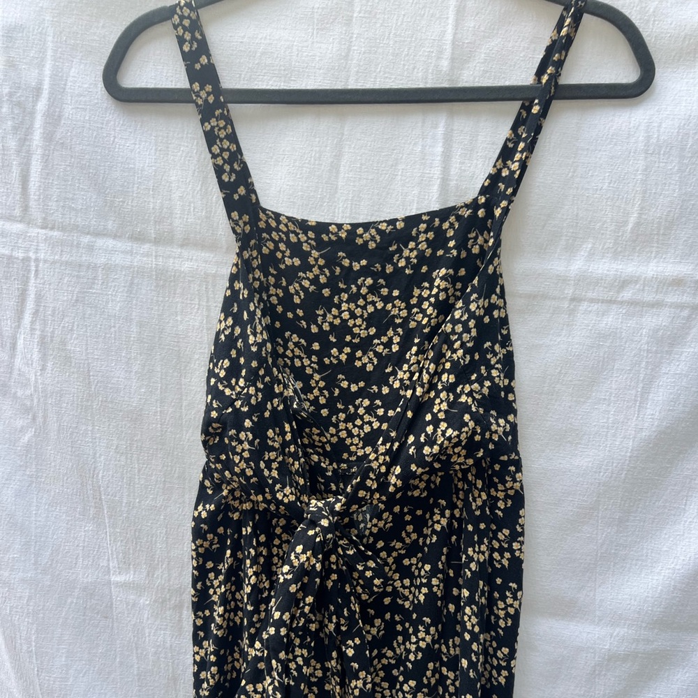 Ten Sixty Sherman Black and White Sleeveless Midi Sundress